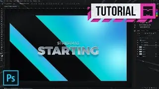 Clean and Professional Twitch Stream Package | Photoshop CC Tutorial