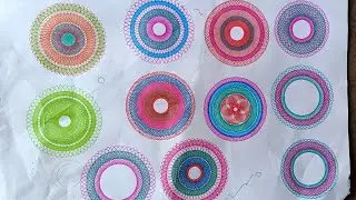 Spirograph drawing art tutorials 😍. #shorts #satisfying #ytshorts #2024 #live #usa #ytstudio #art