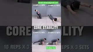 Core Stability Exercises #backpain #physiotherapy #exercise #treanding