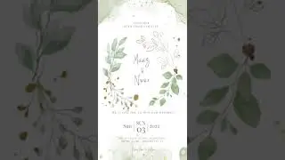 Animated Wedding Invitation
