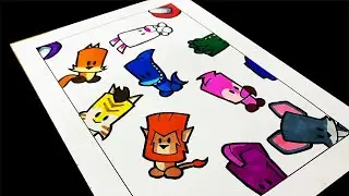 ASMR Drawing Suspects : Mystery Mansion Character -How to Draw Suspect-EoOnG - ZooUs  #shorts