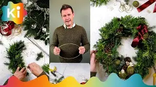 Hvordan binde julekrans med kransekit fra Kreative Ideer