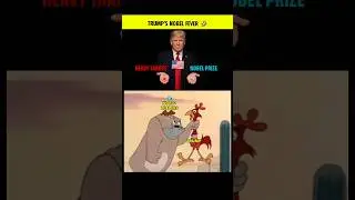 Trump's Nobel Fever 🏆🤣 Funny Meme #tariffwar