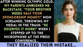 Olympic gold medalist exposes family manipulation, sparks global movement to protect athletes.