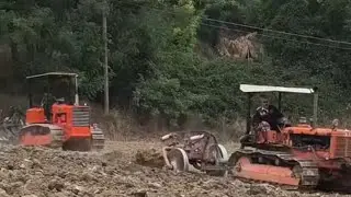 FIAT 100C, FIAT 120C & FIAT-Allis AD7C in Action |Massimo Mussi Aratura Show 