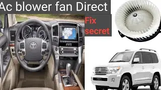 Lexus Lx570 [AC blower Fan direct wire] Fix problems and Explain