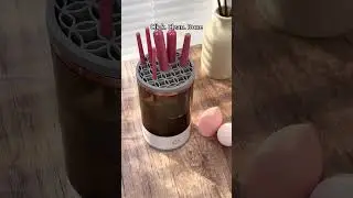 Brush up your beauty routine with this glam tool spin-cleaning sensation 🖌️🫧💫