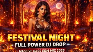 Festival Night 💥 Full Power DJ Drop | Massive Bass EDM Mix 2026