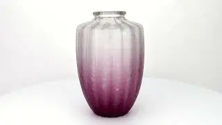 Charles Schneider - S&eacute;rie A C&ocirc;tes vase &ndash; model 1767 vase  - Antiques Emporium Glass Collection