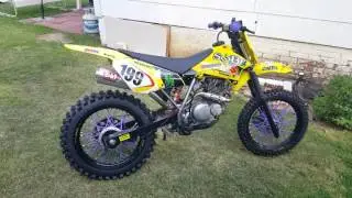 Drz 125 update big wheels dirt tires 17s