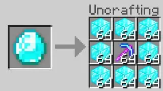 Minecraft, But Crafting Is Reversed..