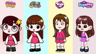 💕Bethona Powerpuff Girls Inspired Look In 4 Gameplay#pazu  #avatarworld #gameworld #dopples