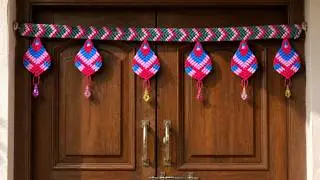 EASY MACRAME TORAN DESIGN Macrame Toran Full Tutorial || How to make Macrame Toran || Toran Diy