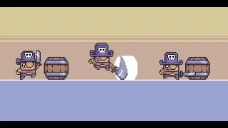 Атака в ближнем бою &mdash; Обучающее видео по платформеру Godot 4 &mdash; Часть 6