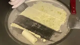 Pistachios Ice cream Rolls / Pistachios to tasty rolled ice cream