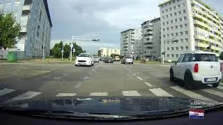 Zagreb : Driving from Pevex Jankomir to &Scaron;pansko along rough 🤔🙆 and than along good 👌🤗 Local road