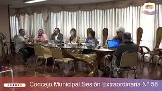 Concejo Municipal Sesión Extraordinaria N° 58