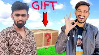 I gave a surprise gift to Virender Singh.🎁