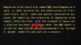 Mgo Board / Magnesium Oxide Board for building materials