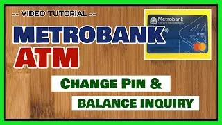 Банкомат Metrobank: как изменить PIN-код и запрос баланса