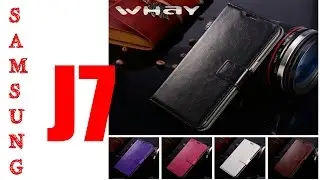 Samsung Galaxy J7 J700F J700 SM-J700F flip cover case cover чехол pu leather кожа молодого дракона
