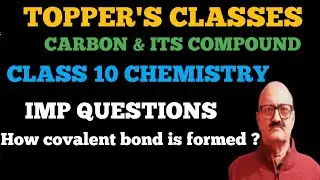 CARBON & ITS COMPOUND / How Covalent bond is formed? #ncert #class10 #cbseboard