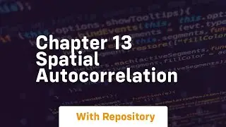 chapter 13 spatial autocorrelation