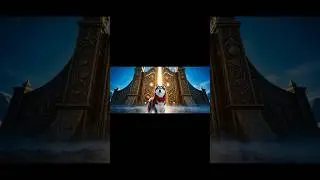 CINEMATIC: Husky Dog Opens a Magic Portal to Heaven's Gate) #shorts#kidsfantasyadventure #animation