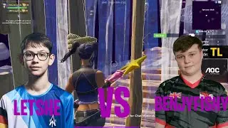 Letshe vs benjyfishy 1v1 before going in to FNCS week 3