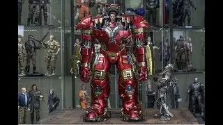 Hot Toys Hulkbuster 1/6 Figure Articulation Demo (4K)