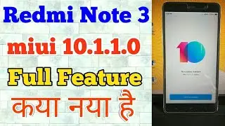 Redmi Note 3 miui 10.1.1.0 full FEATURE Review Portrait Mode