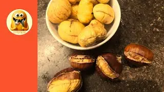 Maronen (oder Kastanien) im Ofen, weich und leicht zu sch&auml;len - perfekte selbstgemachte Maronen