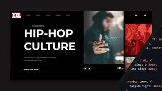 Magazine Landing Page [1/2] | HTML, CSS & JAVASCRIPT (GSAP) | Web Design Speed Code