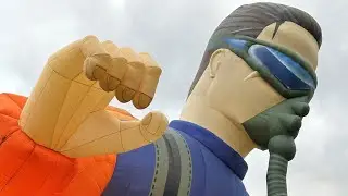 MJ Ballooning | 28/08/23  - Test Inflation of Action Man Special Shape