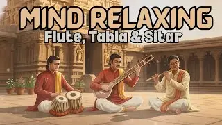 Mind Relaxing Flute Tabla and Sitar Compilation | Hindustani Instrumental Music