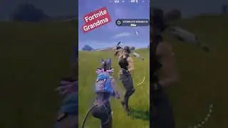 60 year old grandma playing fortnite