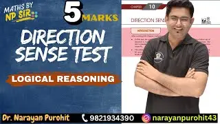 💡 Direction Sense Test for Competitive Exams | Shortcuts & Tips #reasoningtricks  #competitiveexams