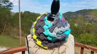 Part one October update eve Starr Fiber arts cowls hats infinity loop hand dyed Ozark fibers