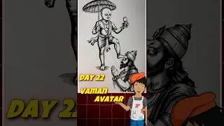 Day 22: Vaman Avatar Art Style! #VamanAvatar #Day22Challenge #Shorts