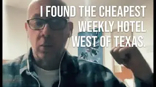 Living in cheap weekly hotels