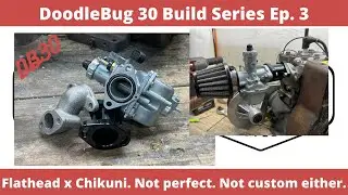 Flat Head DoodleBug 30 Ep. 3 | Briggs Raptor 5hp x 22mm Mikuni Style Carb| DB30 | #MiniBikeMonday