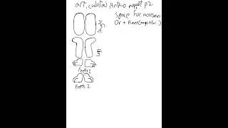 Articulated anthro puppet template !!DONT STEAL, TRACE, USE WITHOUT CREDITS PLEASE!! credit if use