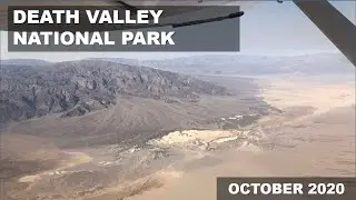 Flying to Death Valley National Park, October 2020