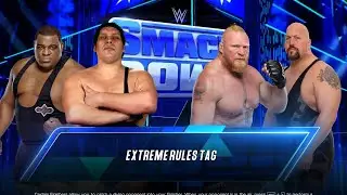 WWE 2K23 Andre the Giant & Keith Lee vs Brock Lesnar & Big Show