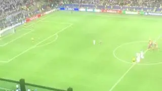From the stands: Penalty shootout Champions league final 2016. Real Madrid vs Athletico Madrid