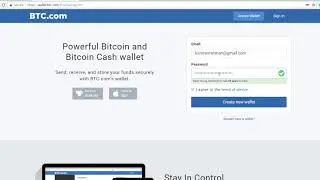 BitCoin Tokens (BTC) - Easy Wallet Setup - BTC.com Wallet