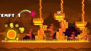 Dash Destroyer 2.2 Pixel Art Level Part 2 NEW SWINGCOPTER In Geometry Dash 2.1