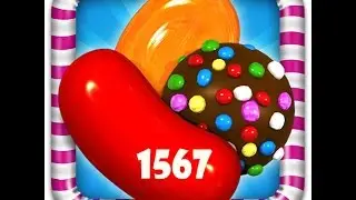 Candy Crush - Level 1567 - 1 Star - No Booster