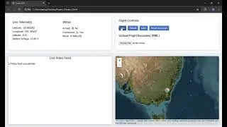 Web based Ground Control Station for Autonomous Drones