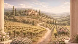 Tuscan Villa Ambience 🇮🇹 | 4 Hours Instrumental Italian Jazz & Bossa Nova | Relax • Study • Sleep